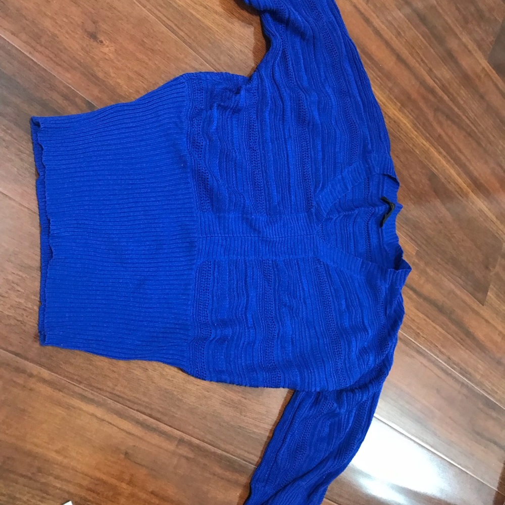 Royal blue sweater
